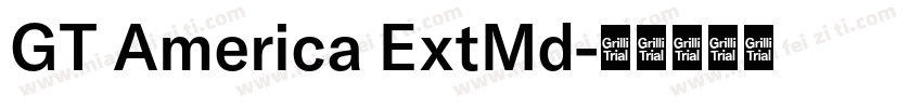 GT America ExtMd字体转换